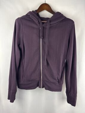 Women’s Zella Small Plum Purple Zip-Up Hoodie